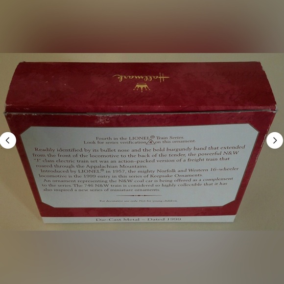 Hallmark Keepsake - Lionel Trains - 746 Norfolk & Western "The Tender" Ornament - Picture 6 of 6